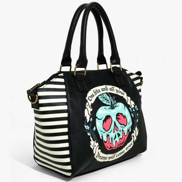 Loungefly Handbags - Loungefly Disney Snow White poison apple satchel